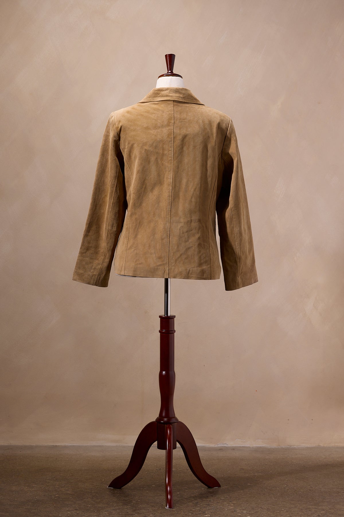Alfani Woman Camel Leather Blazer