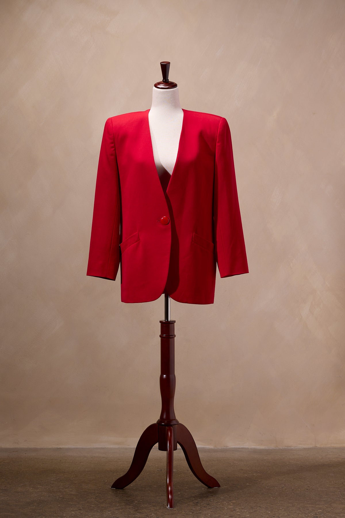 Jones New York Red Wool Blazer