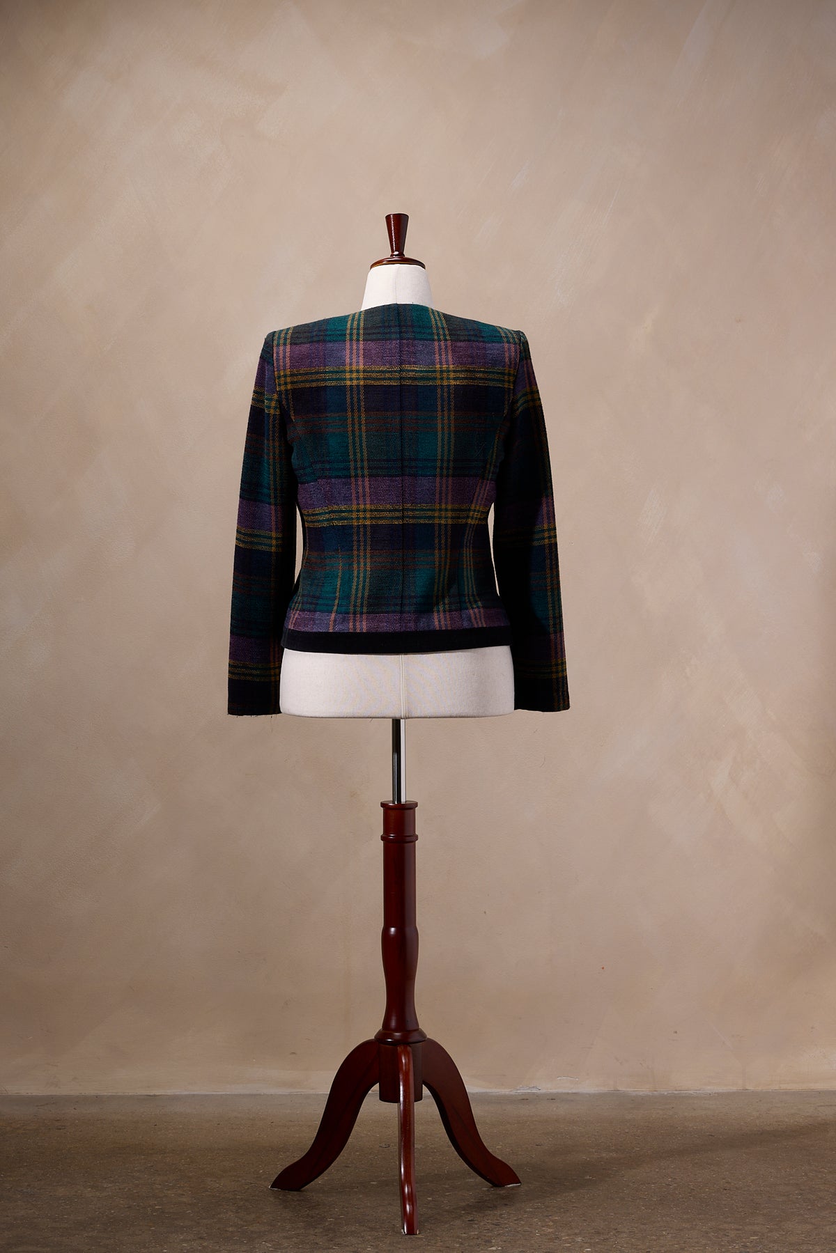 Koret Dress Multicolor Plaid Wool Blazer