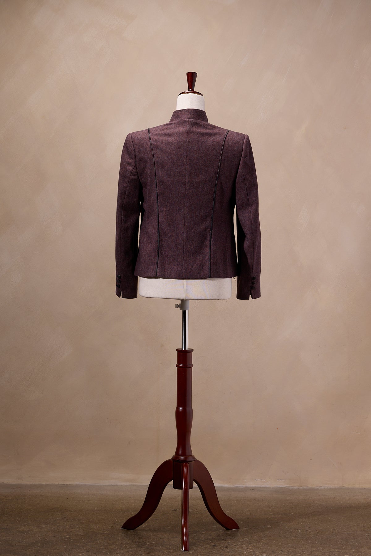 Norman Gayle Plum Blazer