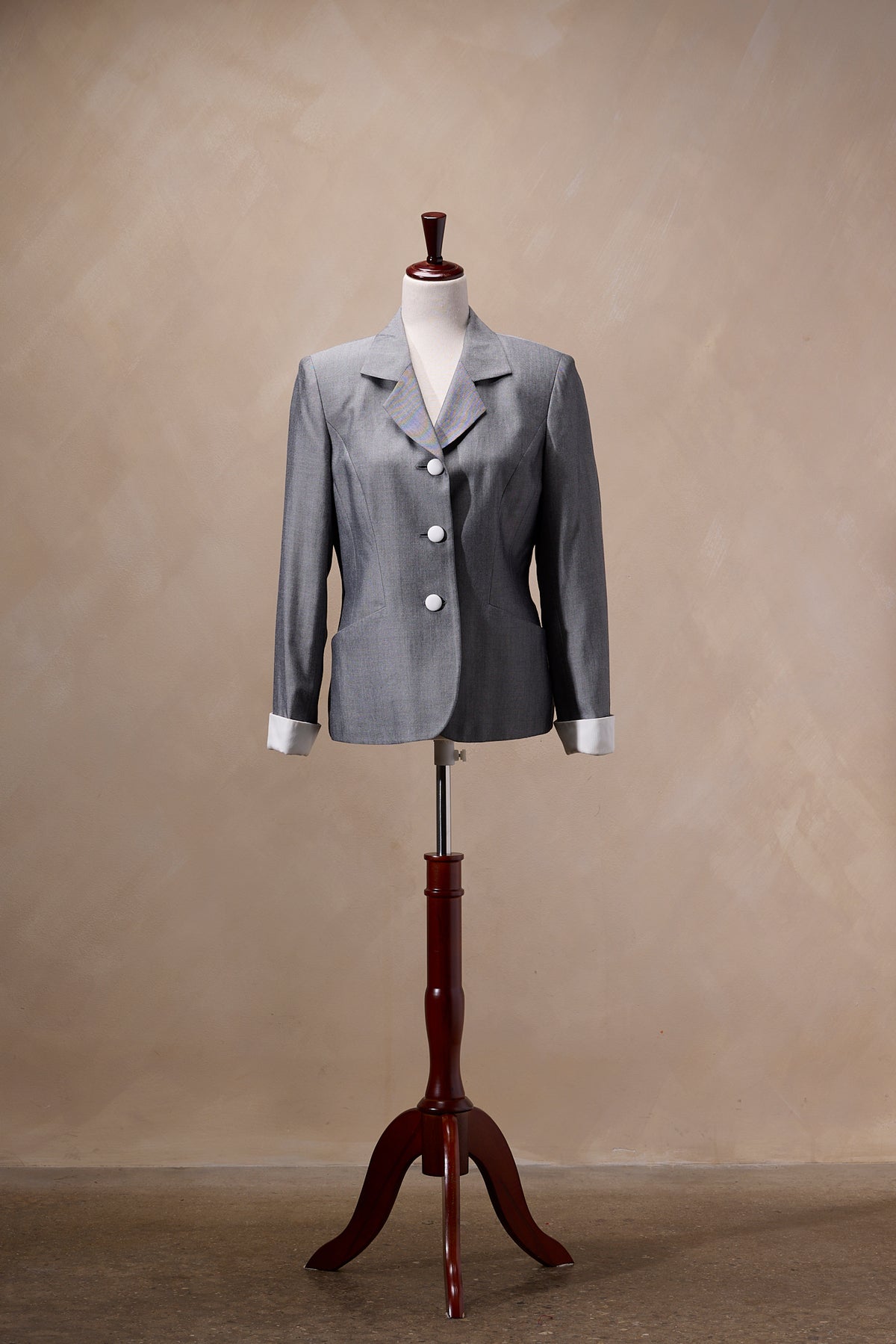 Petite Sophisticate Grey Blazer
