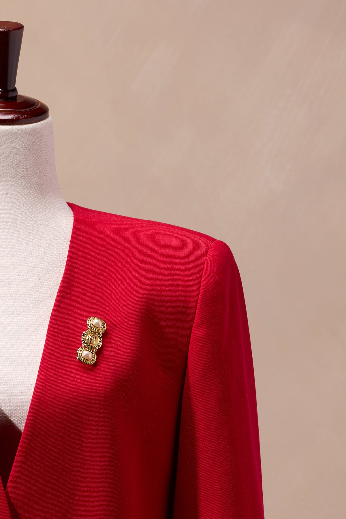 Jones New York Red Wool Blazer