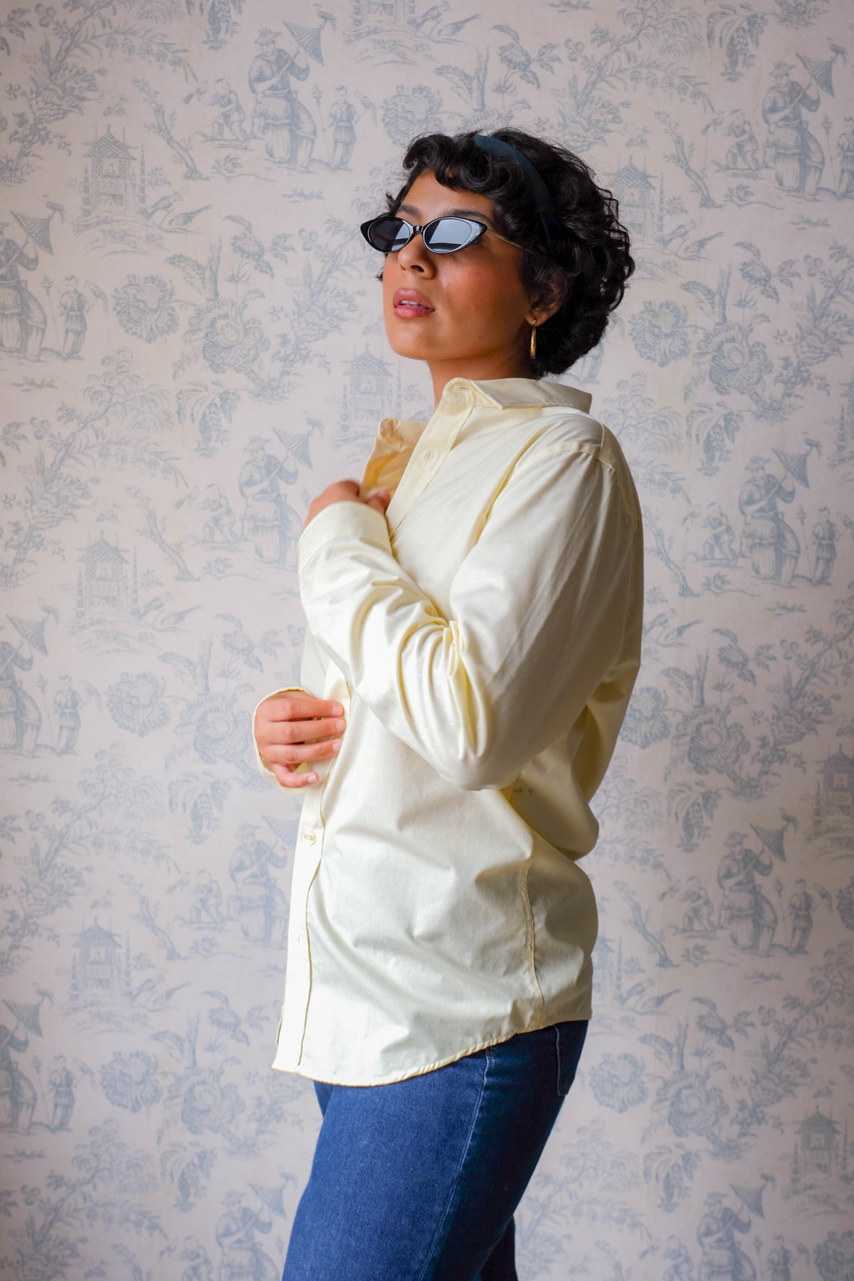 Banana Republic Yellow Cotton Dress Shirt