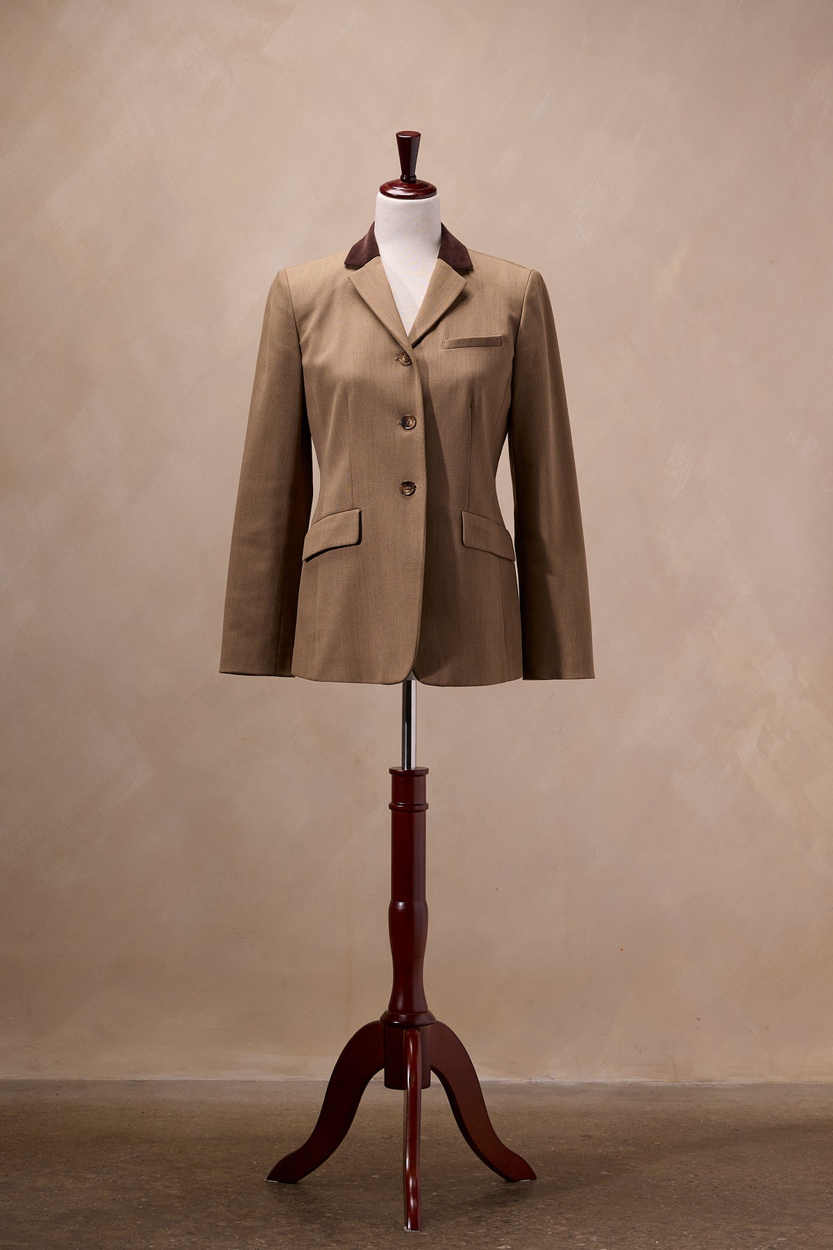 Ann Taylor Loft Latte Brown Wool Blazer
