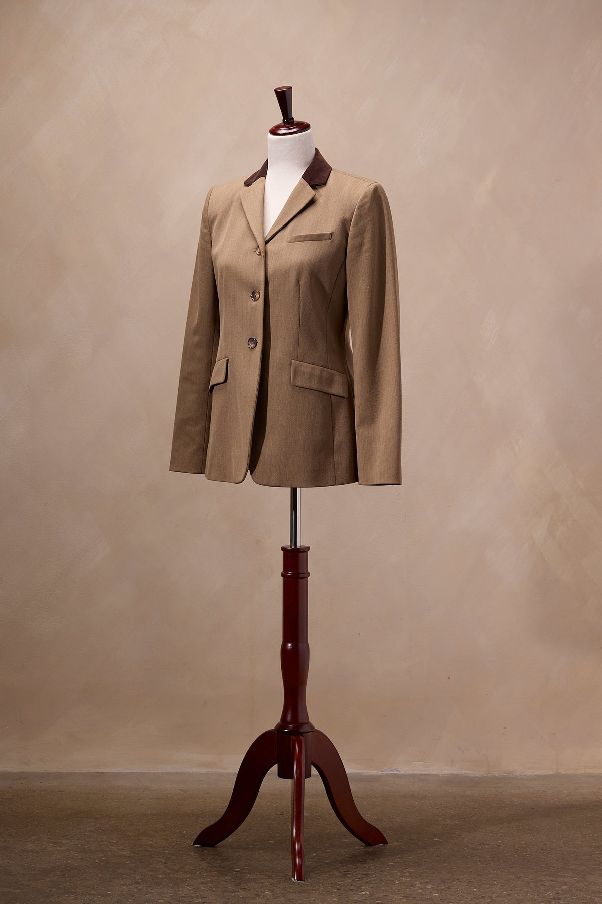 Ann Taylor Loft Latte Brown Wool Blazer
