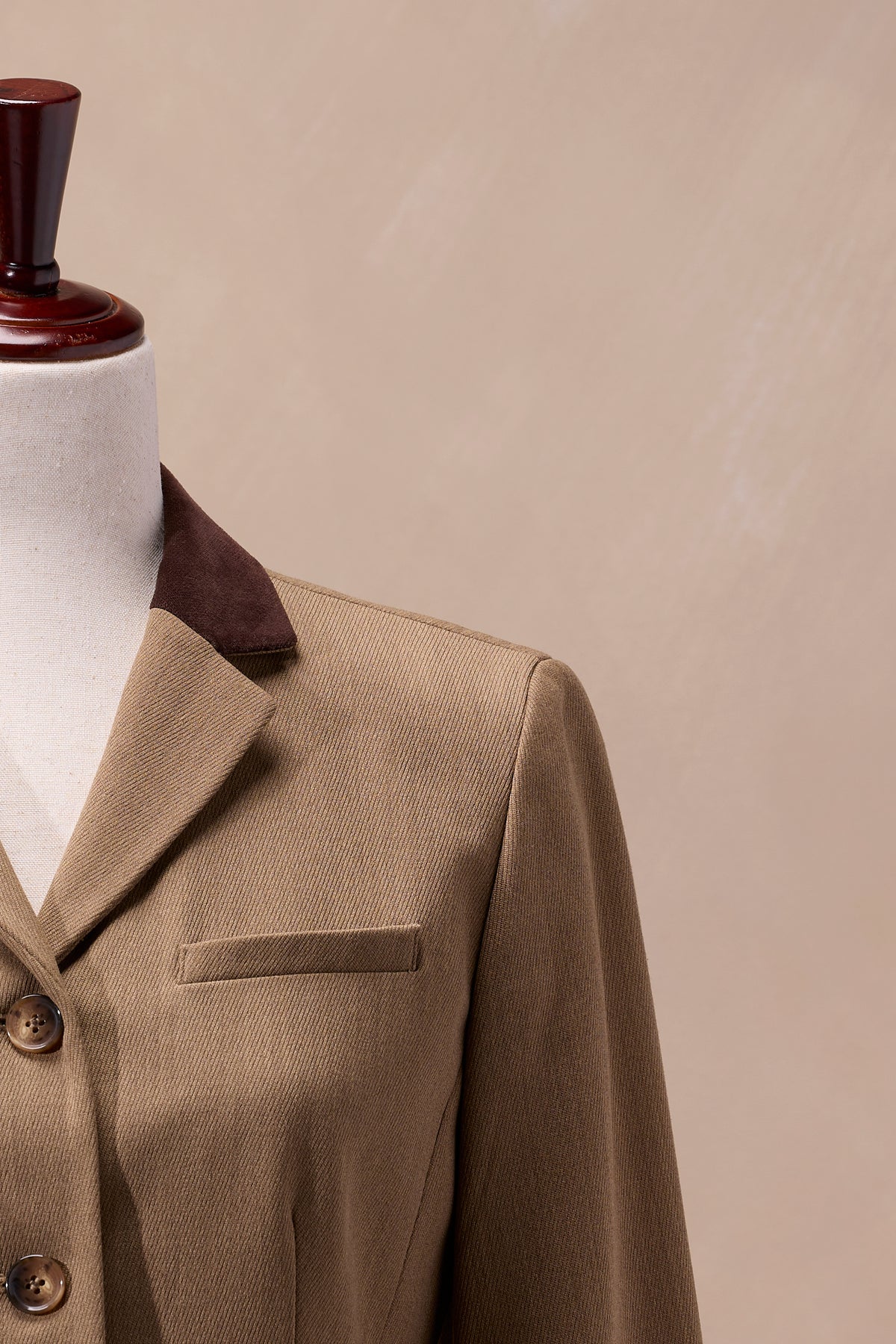 Ann Taylor Loft Latte Brown Wool Blazer