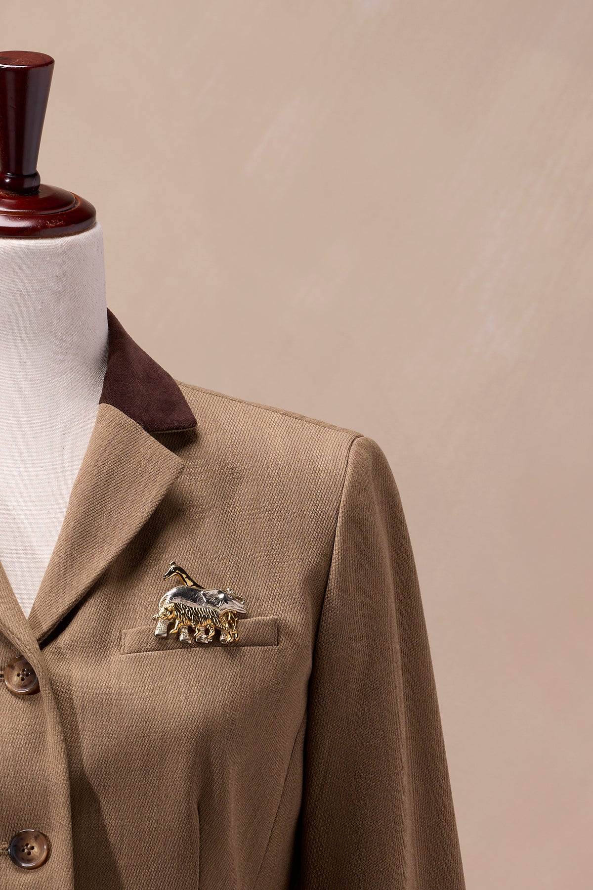 Ann Taylor Loft Latte Brown Wool Blazer