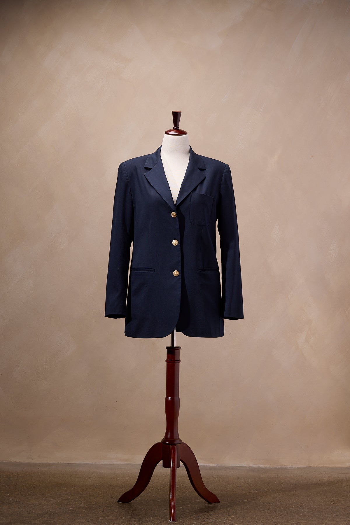 Avon Navy Wool Blazer