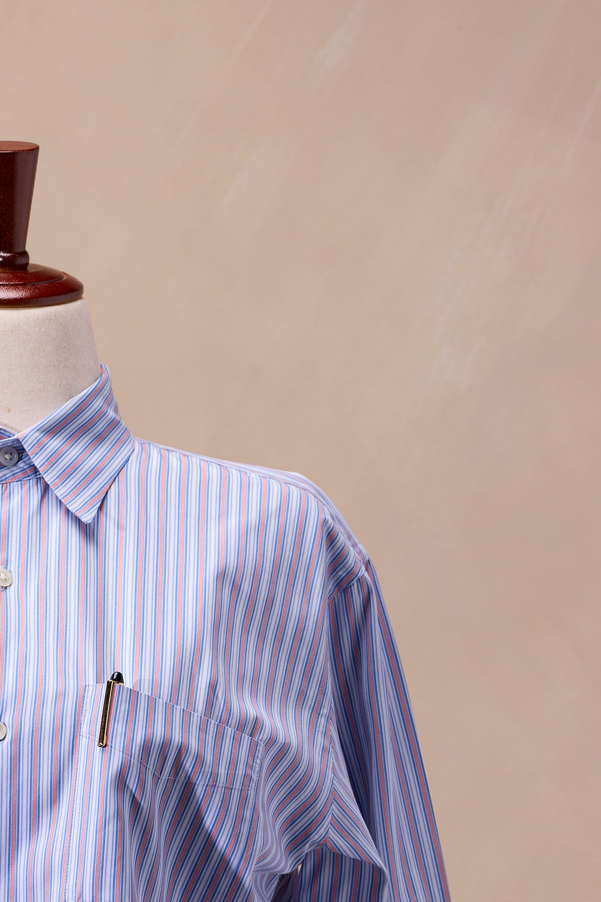 Banana Republic Blue Cotton Button-Down Shirt