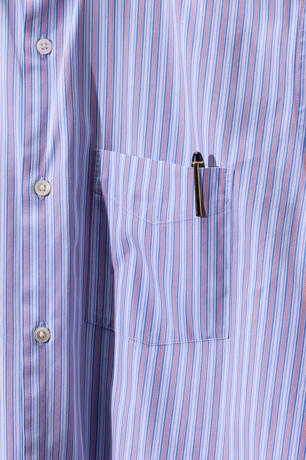 Banana Republic Blue Cotton Button-Down Shirt