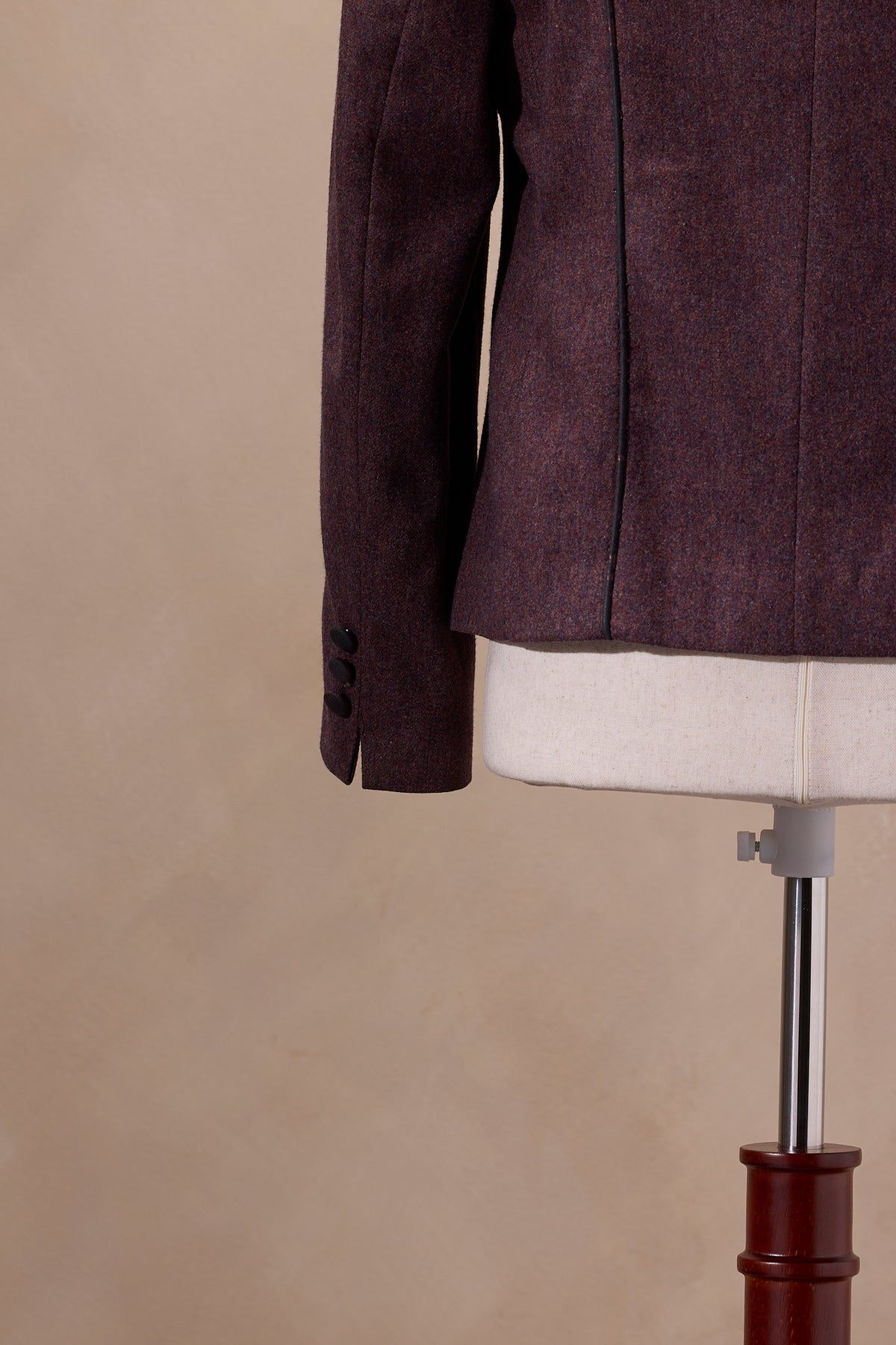 Norman Gayle Plum Blazer