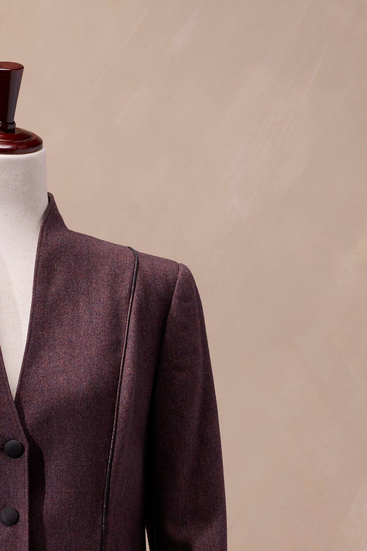 Norman Gayle Plum Blazer
