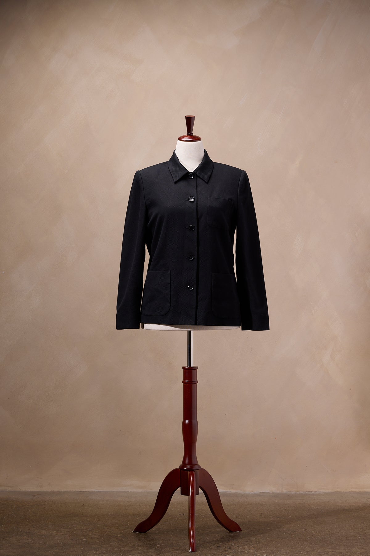 Pendleton Black Cotton Blazer