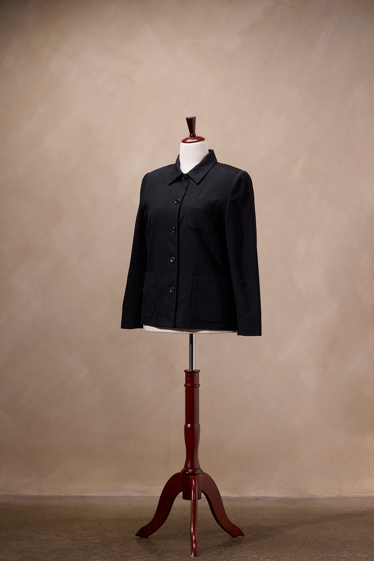 Pendleton Black Cotton Blazer