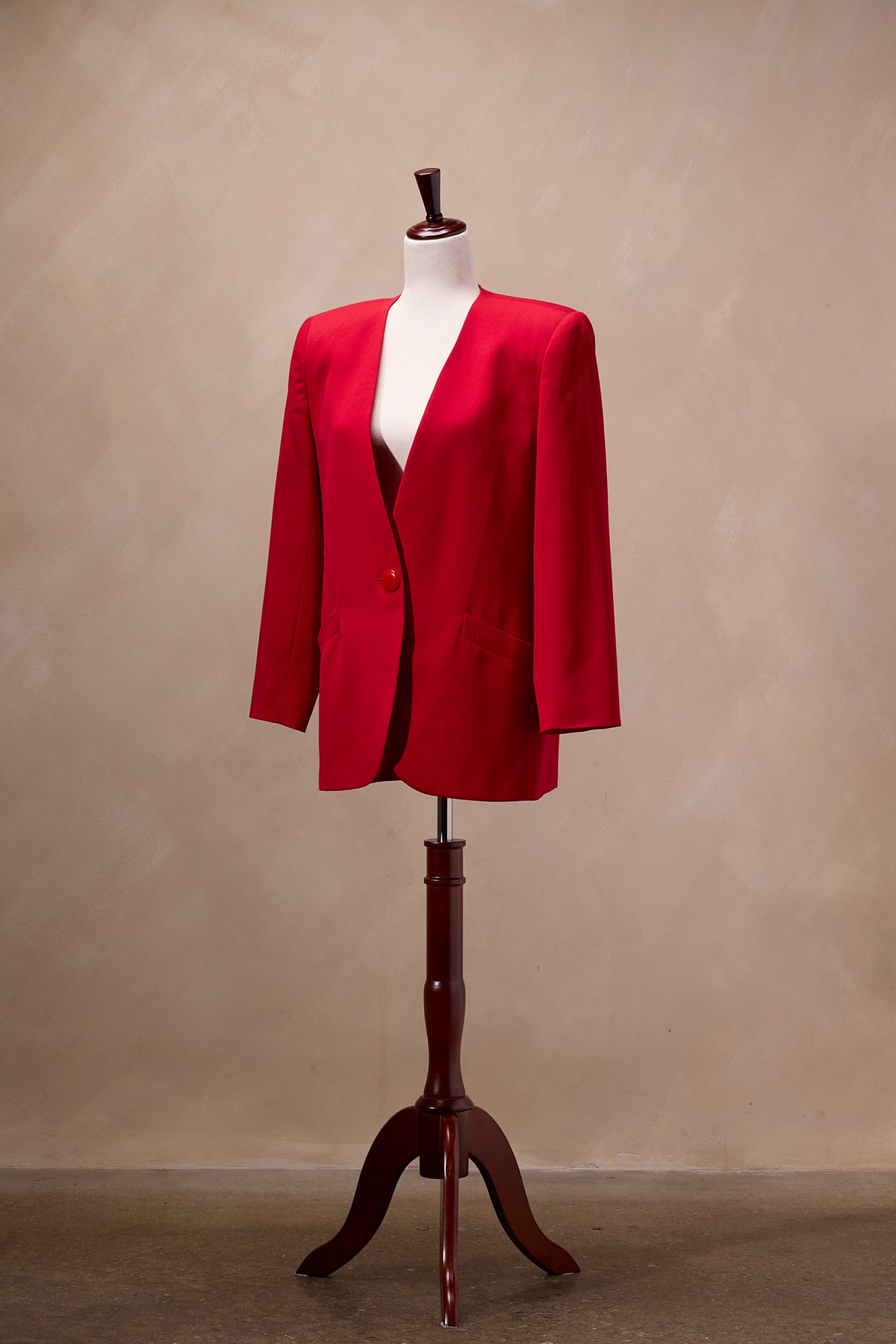 Jones New York Red Wool Blazer