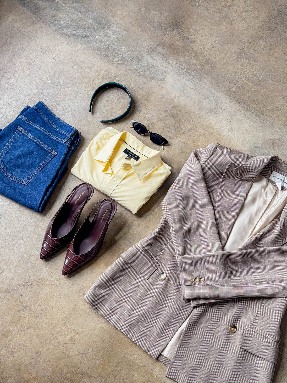 Banana Republic Yellow Cotton Dress Shirt