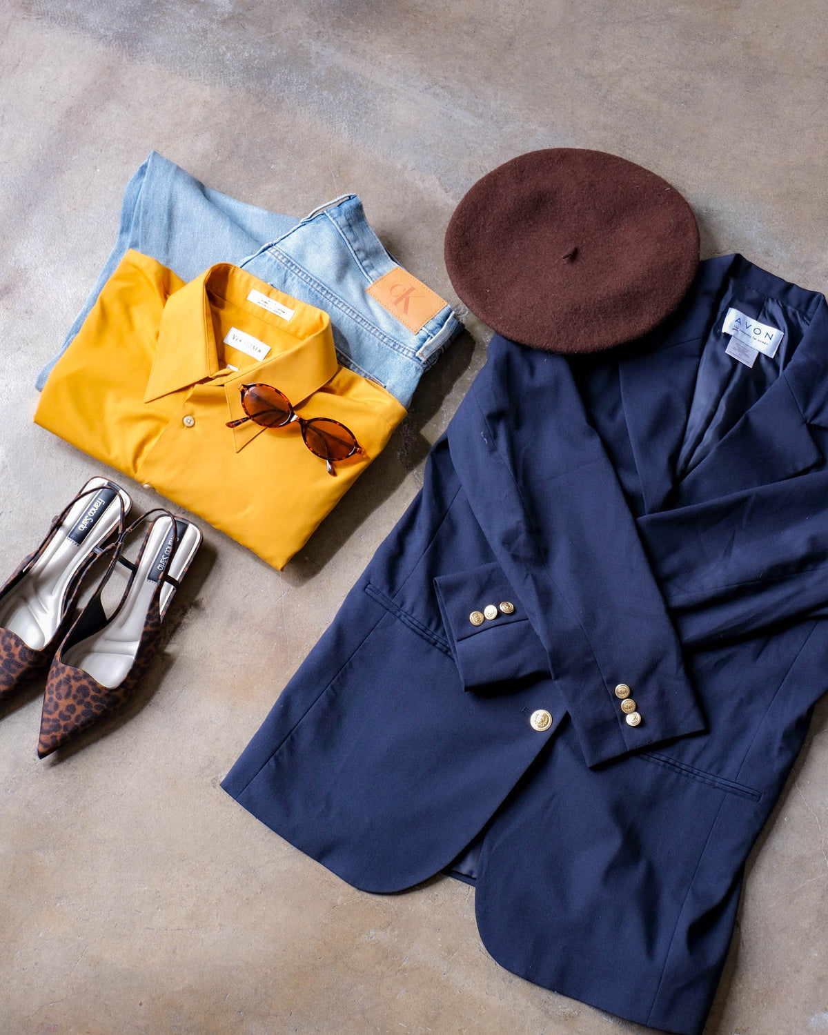 Van Heusen Mustard Yellow Dress Shirt