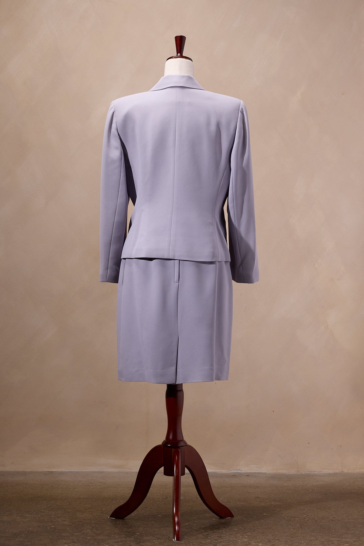 Kasper A.S.L. Lilac Blazer & Skirt Suit Set