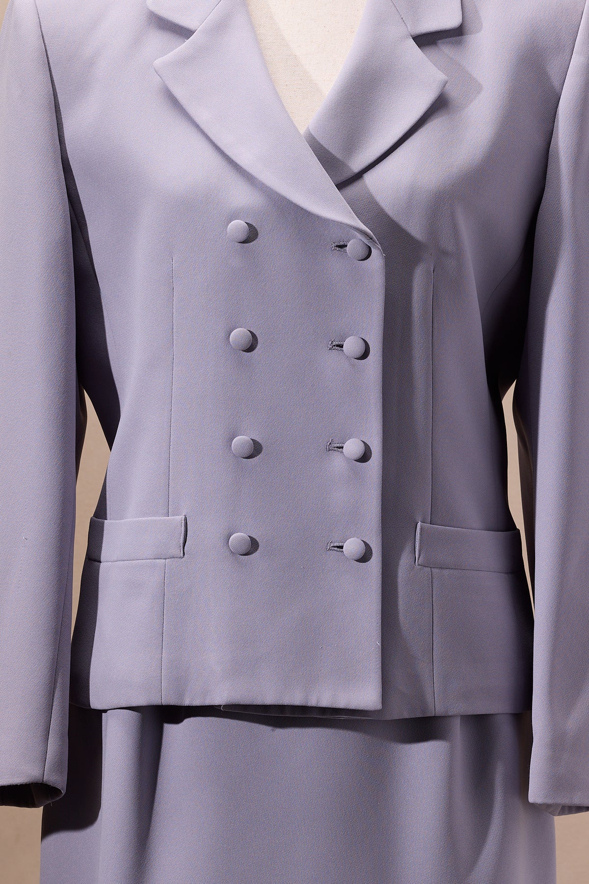 Kasper A.S.L. Lilac Blazer & Skirt Suit Set