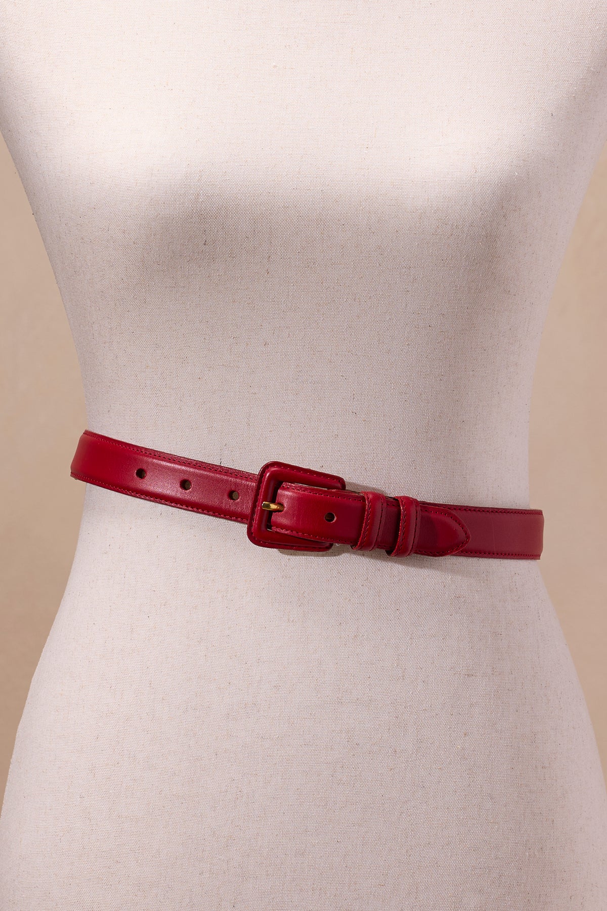 Talbots Red Leather Belt