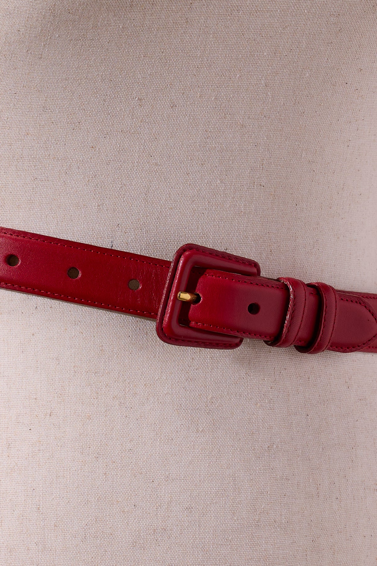 Talbots Red Leather Belt